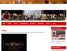 Tablet Screenshot of leoharmonie.nl